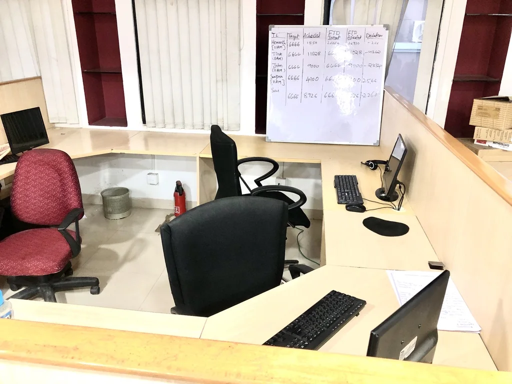 A prepared CIPL operations workspace with computers and team workstations